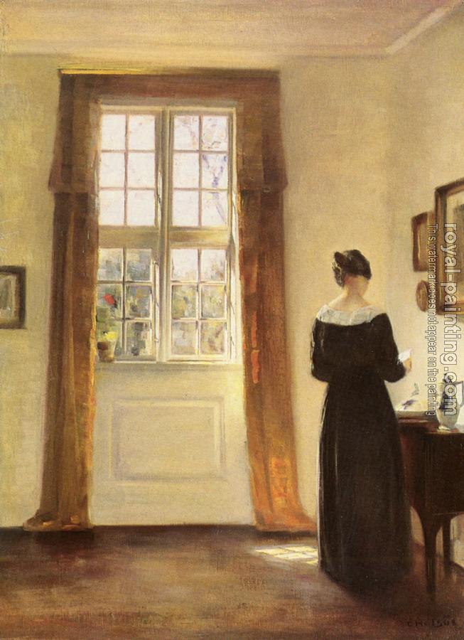 Carl Holsoe : Woman In Interior Carl Holsoe : Woman In Interior